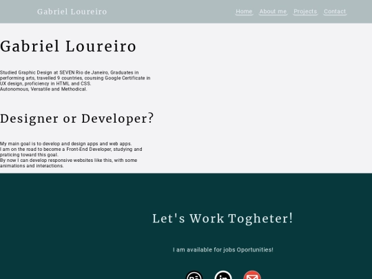 Projects screenshot