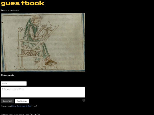 guestbook screenshot