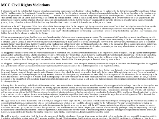MCCCivilRightsViolations screenshot
