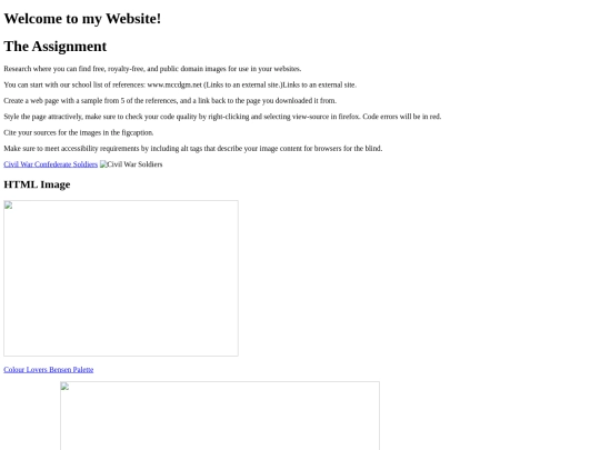 creativecommonsassignment screenshot
