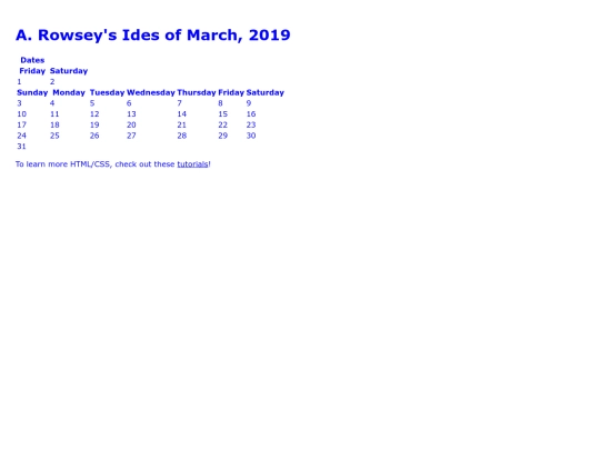 table screenshot