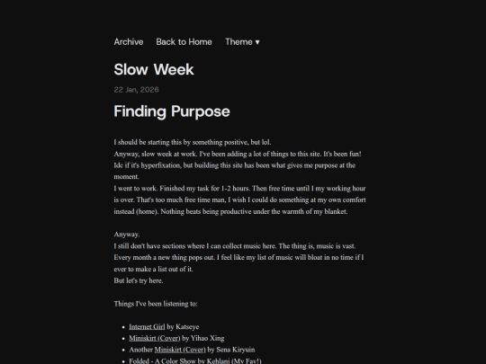blog/posts/2026-01-22-Slow-Week screenshot