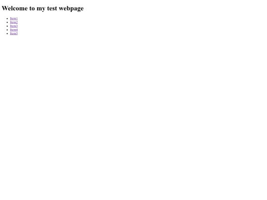 index screenshot