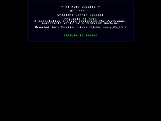 credits screenshot