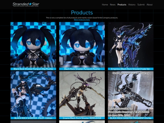 products screenshot