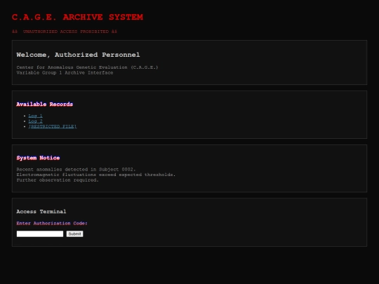 index screenshot