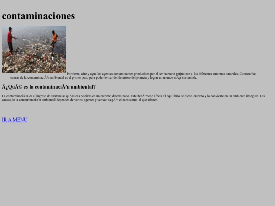 Pagina H/contaminaciones screenshot
