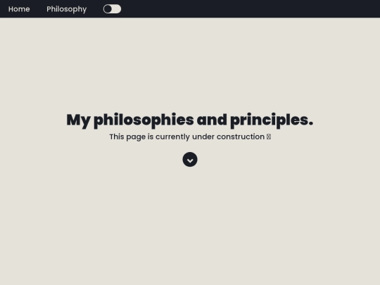 philosophy screenshot