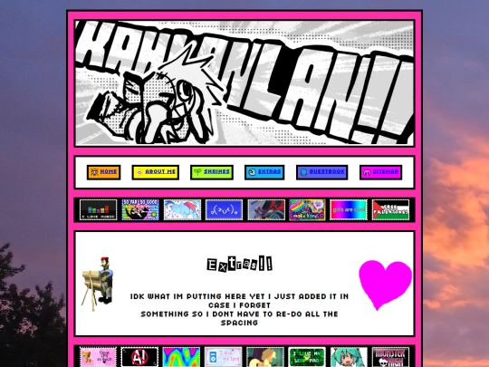 pages/extras screenshot