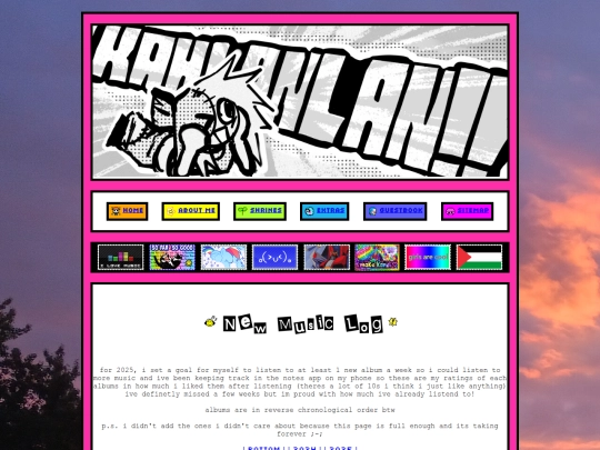 pages/home/newmusiclog screenshot
