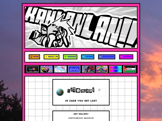 pages/sitemap screenshot