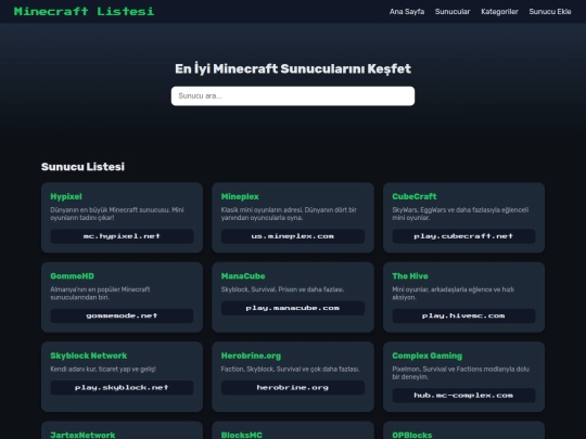 index screenshot