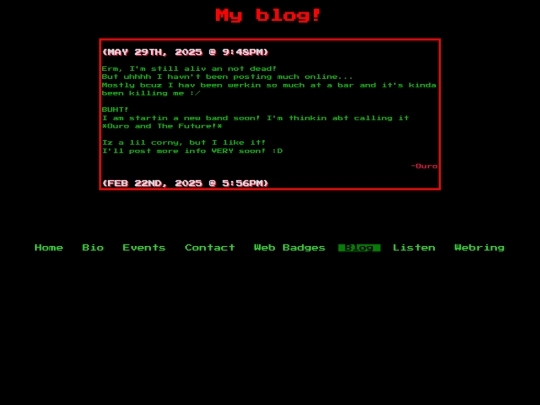 blog screenshot