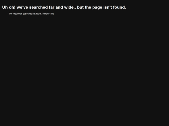 not_found screenshot