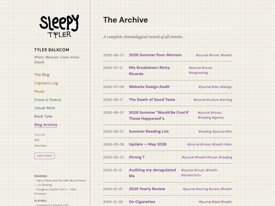 archive screenshot