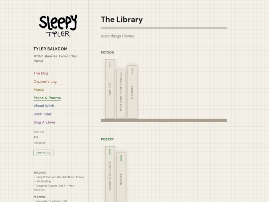 library screenshot