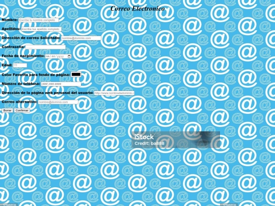 CorreoElectronico screenshot
