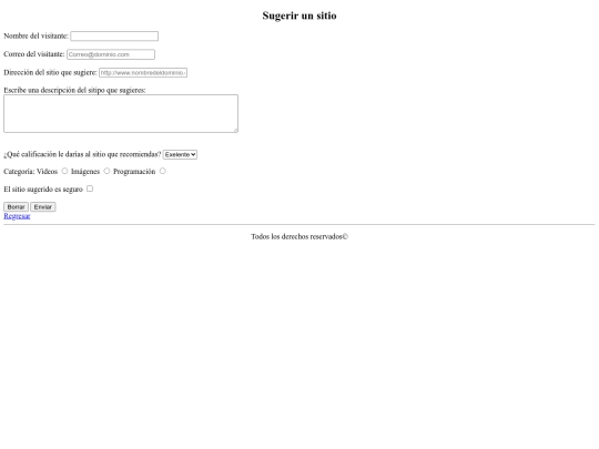 Sugerencias screenshot