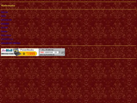 Mathematics screenshot