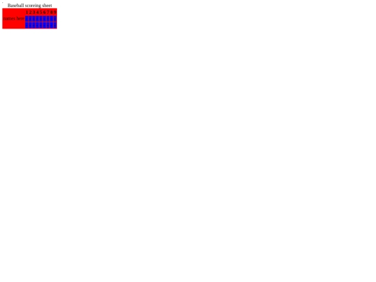 3scoresheet screenshot