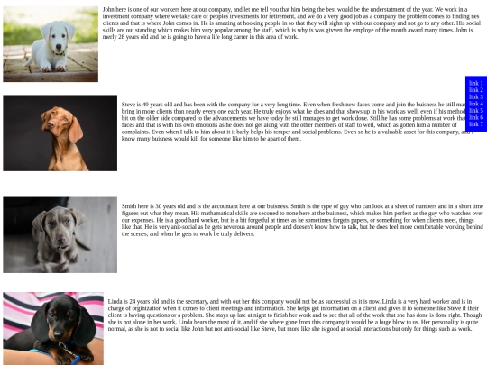 staffpage screenshot