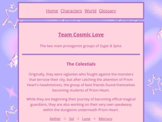 sugarandspice/characters/cosmic-love screenshot