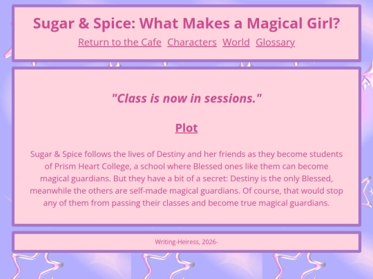 sugarandspice/home screenshot