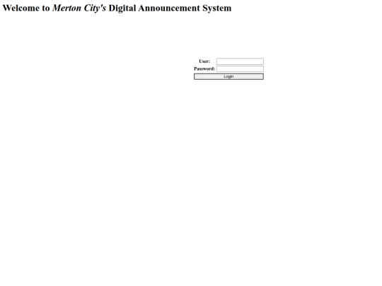 portals/login screenshot