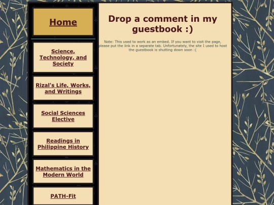 guestbook screenshot