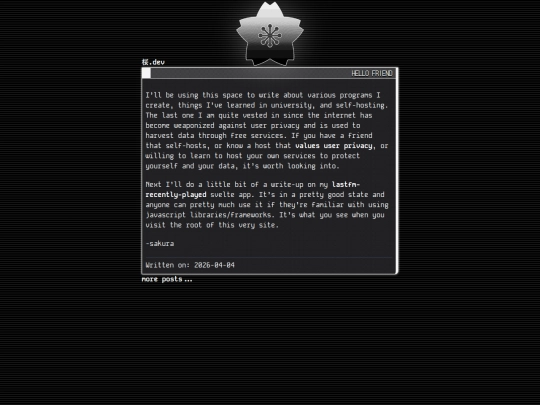 blog/hello screenshot