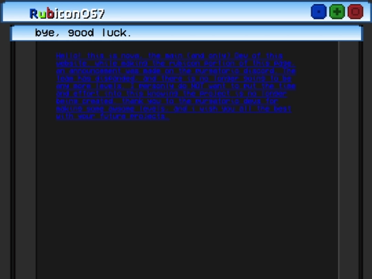 Extra/rubicon/end screenshot