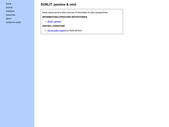 resources screenshot