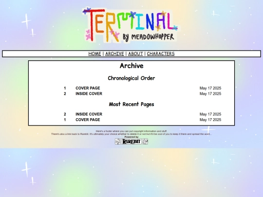 archive screenshot