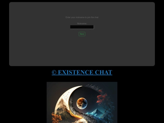 ExistenceChat screenshot