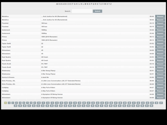 MUSICREQUESTS screenshot