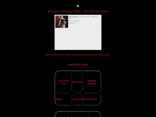 existenceradio screenshot