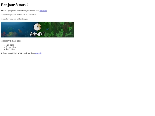 index screenshot