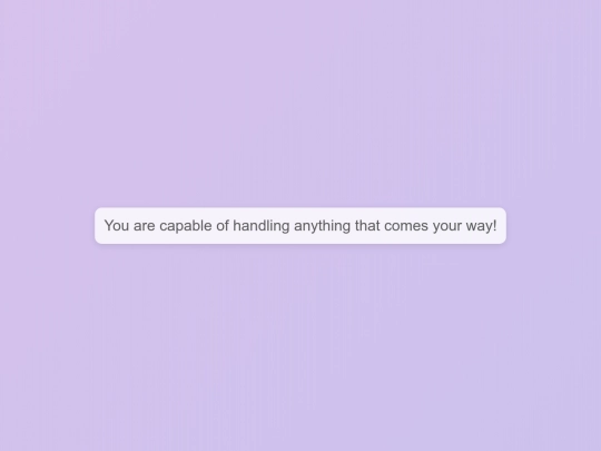Affirmations screenshot