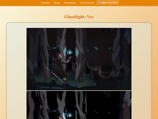 02Portfolio/illus_ghostlight screenshot