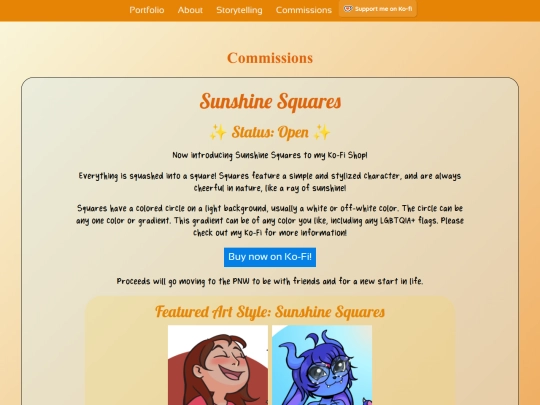 commissions screenshot