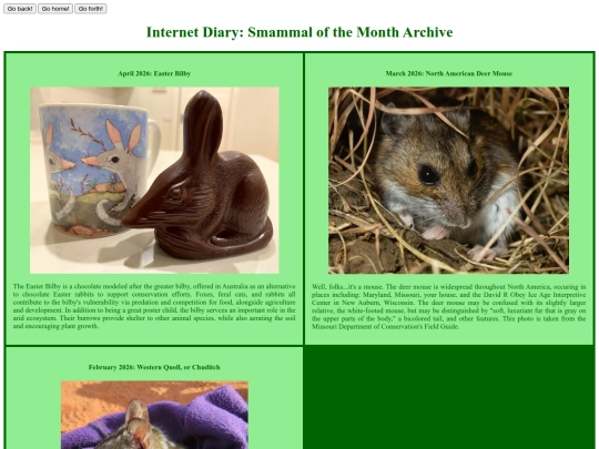 smammals screenshot