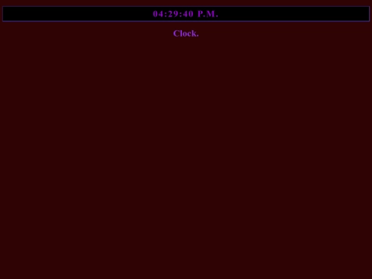 clock screenshot