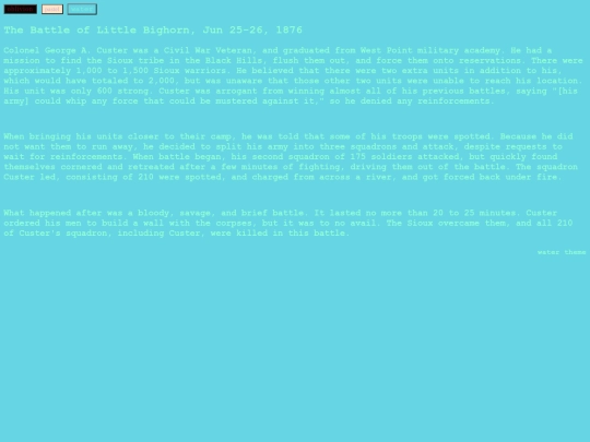 info screenshot