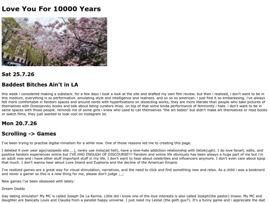 blog screenshot