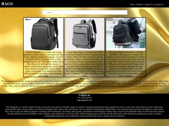bags/bags screenshot