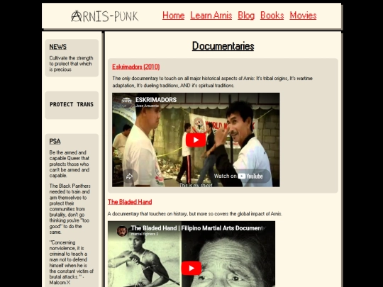 movies/documentaries screenshot
