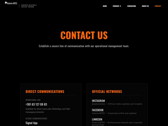 contact screenshot
