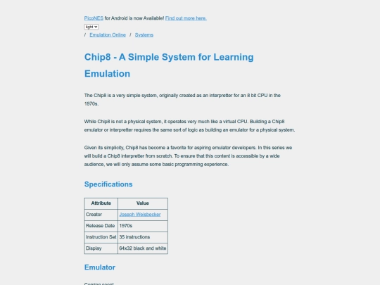 systems/chip8 screenshot