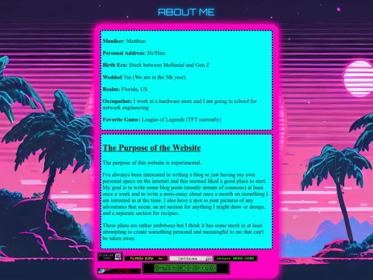 pages/about_me screenshot