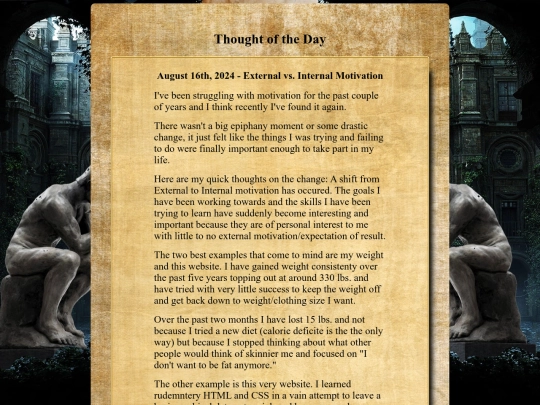 pages/thoughts screenshot